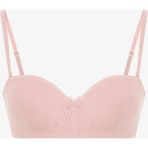Penti Pembe Lotus Straplez Pointel Pamuklu Balenli Sütyen - 90C