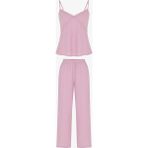 Penti Pembe Petal Pamuklu Pantolon Pijama Takımı - S