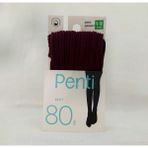 Penti Pembe Rengi Kız Çocuk Külotlu Çorap - Bordo - 6 - 8 Yaş