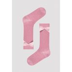 Penti Pembe Ribbon Gül Kurusu Kız Çocuk Pantolon Çorabı