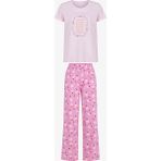 Penti Pembe Weekends Pamuklu Pantolon Pijama Takımı - 2XL