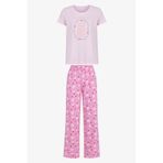 Penti Pembe Weekends Pamuklu Pantolon Pijama Takımı