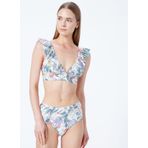 Penti PLM7FDZ822IY-MIX Çok Renkli Dream Garden High Ruffle Bikini Altı