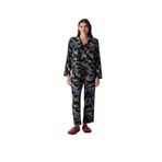 Penti Quinn Gömlek Pantolon Pijama Takımı, S, PNCNT73724SK-BK3, Siyah, kadın