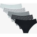 Penti Renkli Black Crispy 5'li Pamuklu Hipster Külot - Çok Renkli