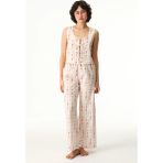 Penti Renkli Morning Time Desenli Pamuklu Pantolon Pijama Takımı - XS