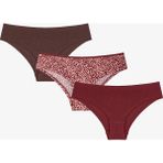 Penti Renkli Peach Leo 3'lü Pamuklu Hipster Külot - XS - Çok Renkli