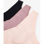 Penti Renkli Soft Tones 3'lü Pamuklu V Model Brazilian Külot