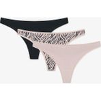 Penti Renkli Zebra Dance 3'lü Pamuklu Tanga Külot