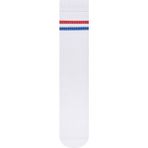 Penti Rib Stripe Çizgili Beyaz Pantolon Çorabı - Standart