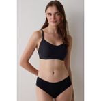 Penti Siyah Fit Dikişsiz Balensiz Push Up Sütyen - M
