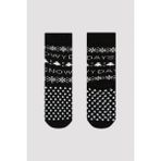 Penti Siyah Gift Snowy Day Soket Çorap - Standart
