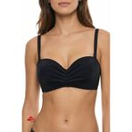 Penti Siyah Lotus Straplez Bikini Üstü