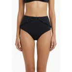 Penti Siyah New High Ruffle Bikini Altı - 38