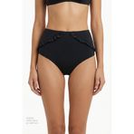 Penti Siyah New High Ruffle Bikini Altı