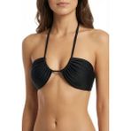 Penti Siyah Reverse V Bikini Üstü - 40