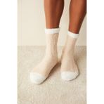 Penti Solid Soft Bej Soket Çorap - Standart