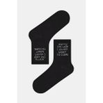 Penti Sorry Siyah Tenis Soket Çorap - Standart