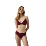 Penti Triangle Basic Cotton Bordo Kadın Sütyen