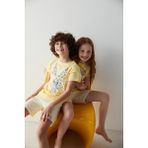 Penti Unisex Çocuk Bunny Baskılı Pijama Takımı - 6 - 7 Yaş - Sarı