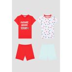 Penti Unisex Çocuk Uçurtma Desenli 2li Pijama Takımı - 5-6 Yaş - Renkli