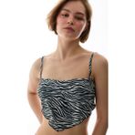 Penti Wıld Zebra Scarf Bikini Üstü - 40 - Renkli