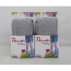Penti Yüksek Pamuk Oranı Knitwear 2'li Külotlu Çocuk Çorabı - Kız Çocuk Külotlu Çorap - 4 - 5 Yaş - Gri