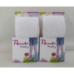 Penti Yüksek Pamuk Oranı Knitwear 2'li Külotlu Çocuk Çorabı - Kız Çocuk Külotlu Çorap - 6 - 8 Yaş - Beyaz