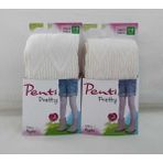 Penti Yüksek Pamuk Oranı Knitwear 2'li Külotlu Çocuk Çorabı - Kız Çocuk Külotlu Çorap - Vanilya - 4 - 5 Yaş