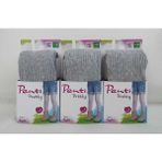 Penti Yüksek Pamuk Oranı Knitwear 3'lü Külotlu Çocuk Çorabı - Kız Çocuk Külotlu Çorap - 11 - 13 Yaş - Gri