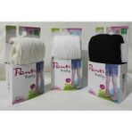 Penti Yüksek Pamuk Oranı Knitwear 3'lü Külotlu Çocuk Çorabı - Kız Çocuk Külotlu Çorap - Siyah - Beyaz - Vanilya - 6 - 8 Yaş