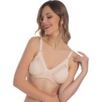 Penye Ara Dantelli Telsiz Toparlayıcı ( Balensiz Minimizer ) Sütyen Ten EBRT1007 - 80B