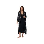 PENYE MOOD KADIN INTENSE SOFT VİSKON GECELİK+SABAHLIK TAKIM SİYAH 9916 (XL)