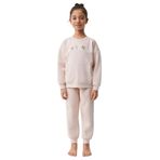 Penye Mood Kız Çocuk Pijama Takımı, Pembe, 3-4 Yaş