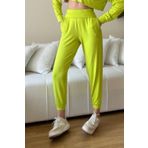 penyebizden Kadın Viskon Şalvar Harem Pantolon-Kiwi