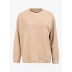 People By Fabrika Bisiklet Yaka Baskılı Sweatshırt, XS, 5003183051, Bej, kadın