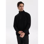 People By Fabrika Bisiklet Yaka Düz Sweatshırt, S, 5003293287, Siyah, erkek