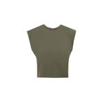 People By Fabrika Bisiklet Yaka T-Shirt, 36, 5003154646, Haki, Kadın