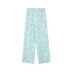 People By Fabrika Çiçek Desenli, Lastikli Bel, Classic Fit Kadın Pantolon, Çok Renkli, 38 Beden