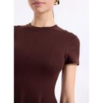 People By Fabrika Mini Elbise, M, 5003295693, Kahve, Kadın