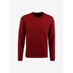 People By Fabrika SPBF3WM-SWT5009 Düz Bordo Bisiklet Yaka Erkek Sweatshirt