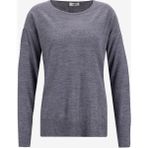 People By Fabrika V Yaka Loose Fit Düz Gri Kazak Kadın PBF5WL-KZK9519