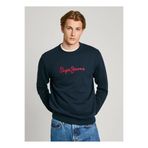 Pepe Jeans Bisiklet Yaka Lacivert Erkek Sweatshırt PM582715-594 NEW JOE CREW