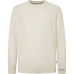 Pepe Jeans Bisiklet Yaka Regular Fit Kırık Beyaz Erkek Kazak PM702469-803 New Andre Crew Neck - XL