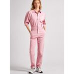Pepe Jeans Düz Açık Pembe Kadın Tulum PL230487 - XS