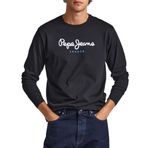 Pepe Jeans Eggo uzun kollu erkek üst Siyah (Siyah 999) M
