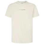 Pepe Jeans Erkek Dave Tee T-Shirt, Bej (Halk White), M