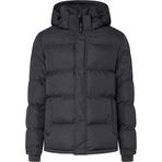 Pepe Jeans Erkek Koyu Gri Mont, Kapüşonlu Şişme Mont, Regular Fit, M Beden