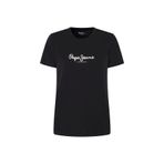 Pepe Jeans Fiore kadın tişörtü, Siyah (Black), XS