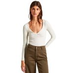 Pepe Jeans Huala Beyaz Mousse White Kadın T-shirt